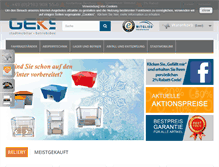 Tablet Screenshot of geks24.de
